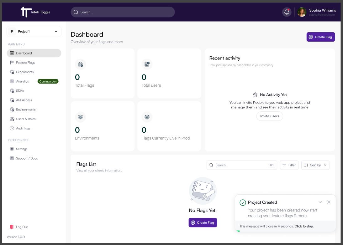 Creating a New Project